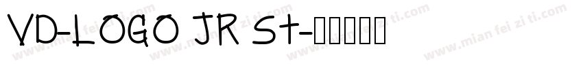 VD-LOGO JR St字体转换